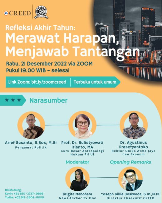 Webinar CREED Refleksi Akhir Tahun